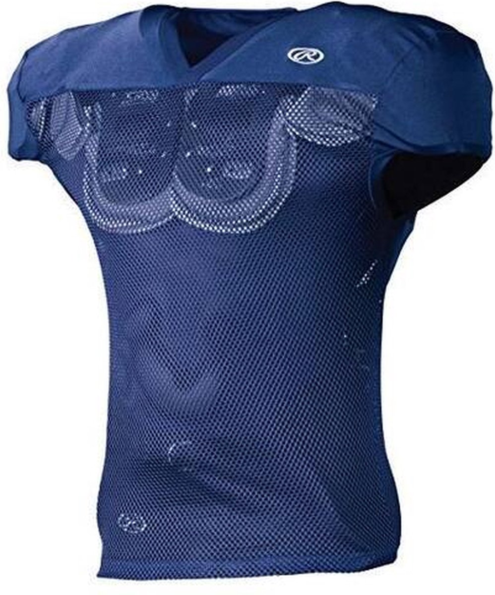 Rawlings YFJPR1 Youth M Royal Football Jersey voor Sport American Football