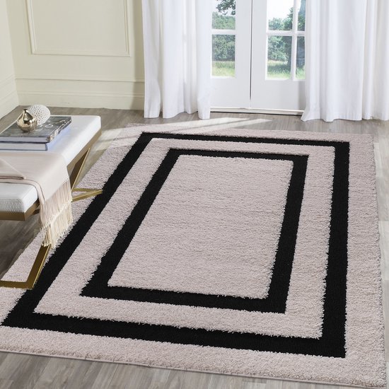 Shaggy Tapijten 160 x 170 cm, Eenkleurig Modern Design