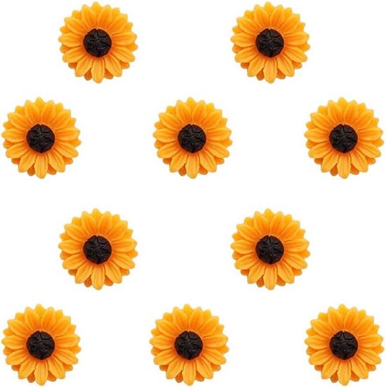 Foto: 10 pack vrouwen broche reversspeldjes zonnebloem daisy html content in shirt hoed vest trui push pin gesp veiligheid pin tie tacks pin terug metaal hars peell stick nieuwigheid decoratie 