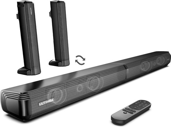 Soundbar - 2-in-1 - 2.2ch Soundbar voor TV - Stereo - BT 5.3 - Soundbar - €174,00