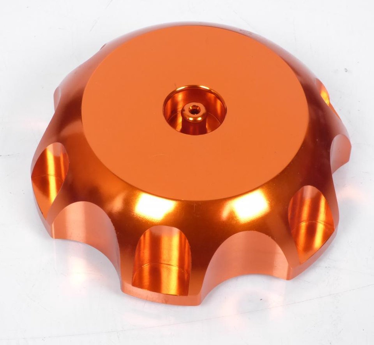 vparts tankdop voor kawasaki 450 kxf 741-no / oranje geanodiseerd nieuw