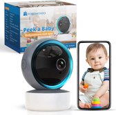 Bol.com Peek A Baby Babyfoon met Camera en App - WiFi Monitor - Camerabewaking Kinderen - Babyfoons Beveiligingscamera - 2 MP aanbieding