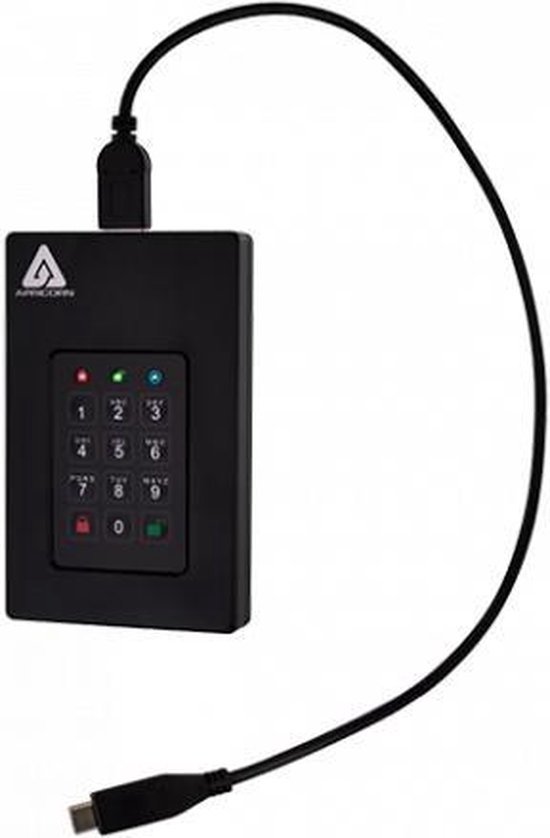 Apricorn Aegis Fortress FIPS Level 3 - Externe HDD - 2TB van Merkloos — afbeelding 4