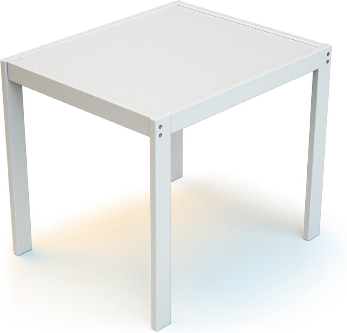 WEBABY Kindertafel in hout Wit