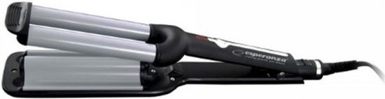 Fer à friser Esperanza EBL013 Zwart, Argent 1,8 m 55 W.