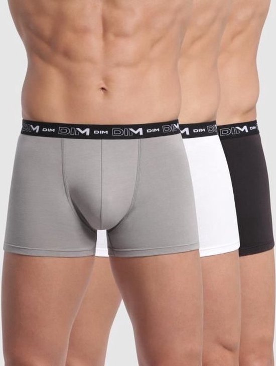 DIM Set de 3 boxers homme coton stretch