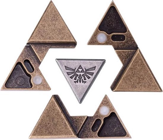 IQ-puzzel - Zelda Triforce - Metaal - Niveau 6