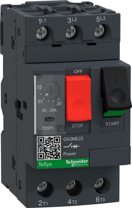 Disjoncteur de protection moteur Schneider Electric GV2ME22 GV2ME22 1 pc(s)