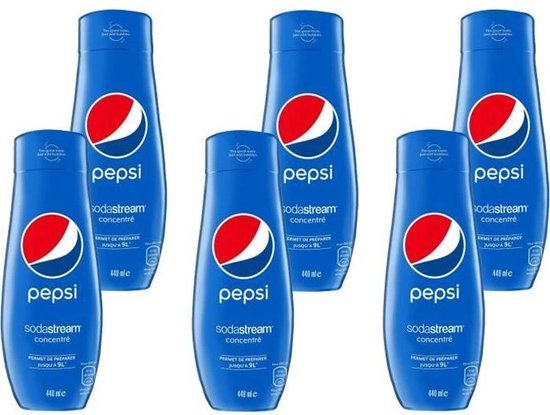 SODASTREAM Geconcentreerde PEPSI 440ml Batch van 6
