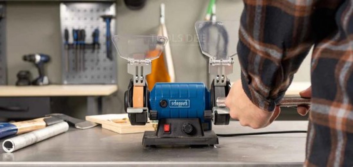 SCHEPPACH slijpmachine - 120W - 75mm - HG35 – foto 3