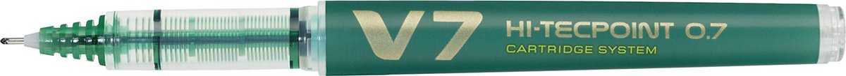 Pilot Roller Hi-Tecpoint V7 0,5 mm groen 10 stuks