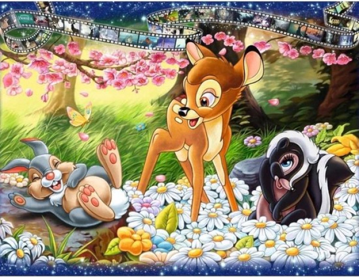 Ravensburger puzzel Disney Bambi - Legpuzzel - 1000 stukjes — afbeelding 4