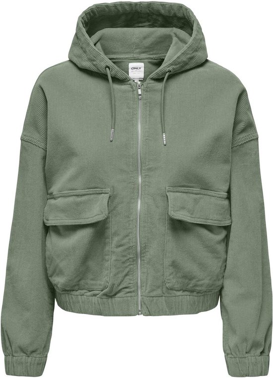 ONLY ONLKENZIE L/S CORD JACKET PNT NOOS Dames Jas - Lily Pad