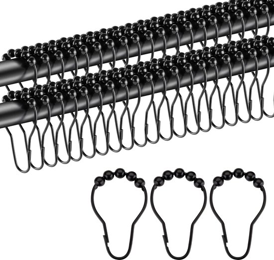 Sealskin Beauty douchegordijnringen wit - 12 stuks kopen
