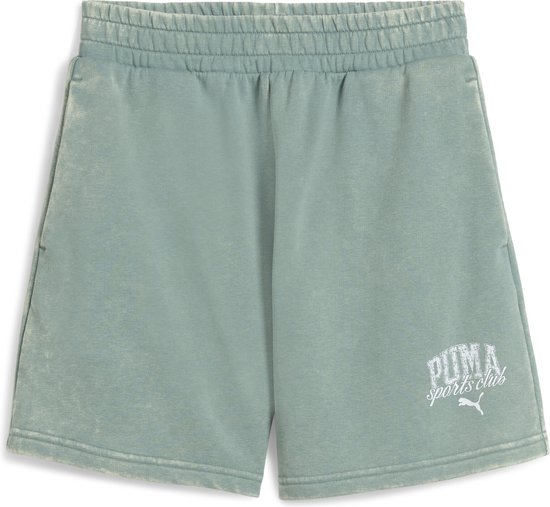 PUMA PUMA CLASS Washed Shorts 5" TR Dames sportbroek - Green Moon