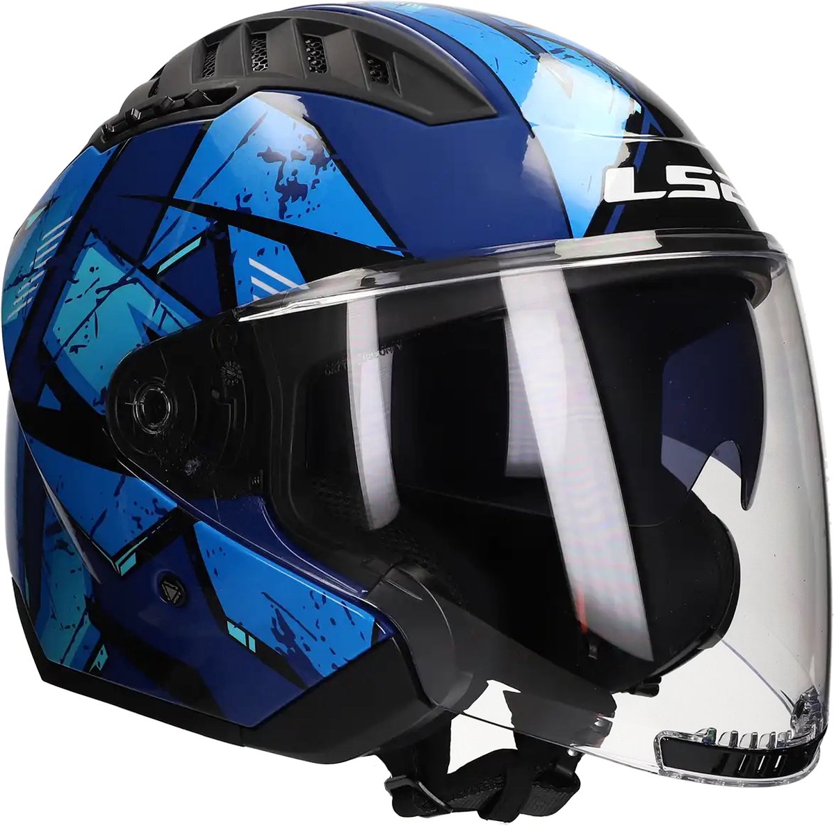 LS2 Helm Copter II Kanji OF600 blauw maat S
