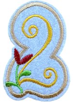 5 vellen/1255 Stuks Strijk op Letters en Cijfers, PU Opstrijkbare Stoffen Letters met 0-9 Opstrijkbare Cijfers A-Z Warmteoverdrachtsletters Warmteoverdrachtsletters voor Kleding (Wit