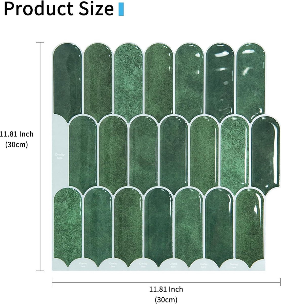 Livelynine 12 Stks 30x30cm Peel En Stick Tegels Voor Muren Badkamer Muur Tegel Bekleding Vinyl Vierkanten Schil En Stok Behang Tegels Keuken Vloer Tegels Schil En Stok Waterdicht Spaans Marokkaans
