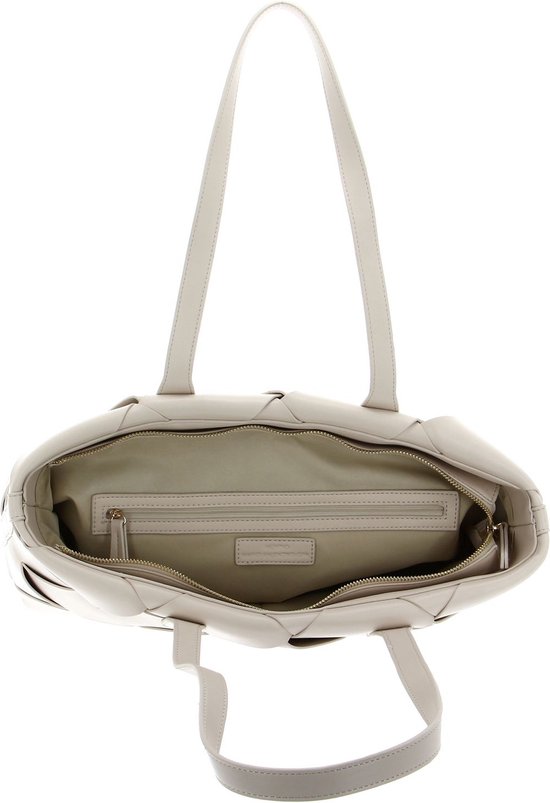 VALENTINO Sac shopper Ibiza Shopping Bag Cream White Écru