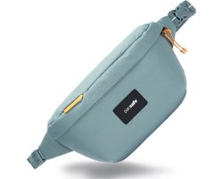 Pacsafe GO Sling Pack - 2.5 L - RFID-blokkerend - Anti-diefstal Tas - Waterafstotend - Beveiligde Tas - Festival Tas - Reistas - Schoudertas - Dubbele Beveiligingsgesp met Snelsluiting - Veelzijdige Opbergtas - Polyester - Blauw (Fresh Mint) Pacsafe GO Sling Pack - 2.5 L - RFID-blokkerend - Anti-diefstal Tas - Waterafstotend - Beveiligde Tas - Festival Tas - Reistas - Schoudertas - Dubbele Beveiligingsgesp met Snelsluiting - Veelzijdige Opbergtas - Polyester - Blauw (Fresh Mint)
