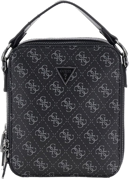 GUESS Sac à épaule bandoulière Torino Crossbody Bag Dark Black Noir