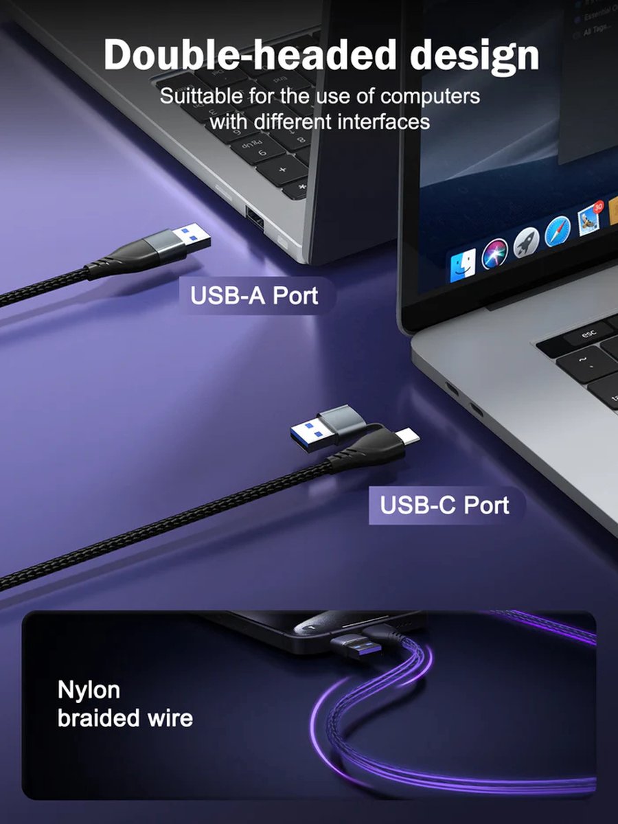Lemorele AC07 Video Capture Card - 1080P60Hz - HDMI Loop-Out - USB-A & USB-C - Plug & Play thumbnail 8