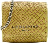 LIEBESKIND BERLIN Leren Utensil zak Chelsea Snake Jungle Neck Accessory Fern Groene
