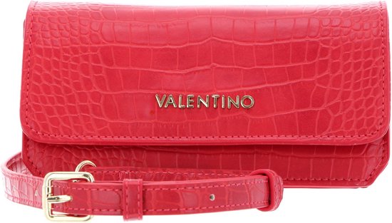 Sac Valentino Hudson Re Camera Bag Bandoulière Rouge Rosso, En Polyuréthane, Ajustable, Neuf Avec étiquettes