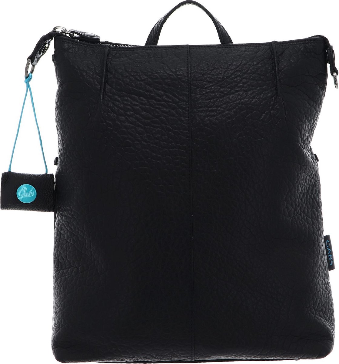 Gabs Leren Vrije tijd rugzak Rugzak Edna TG Montone Pence Black Backpack Nero Zwart
