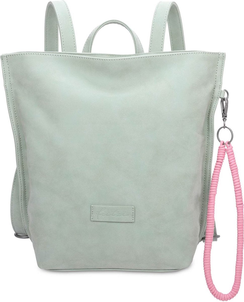 Fritzi aus Preußen Vrije tijd rugzak Rugzak Fritzi33N Vintage Backpack Lime Mintgroen