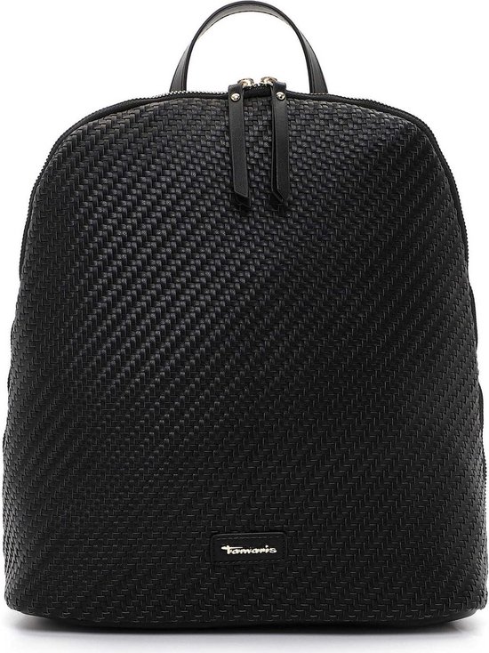 Tamaris Cher Backpack L - Zaino Donna Nero, 28x38x14 Cm - Comparto Laptop Imbottito, Scomparti Multipli, Portabottiglie - Borgo Urbano Elegante - 3