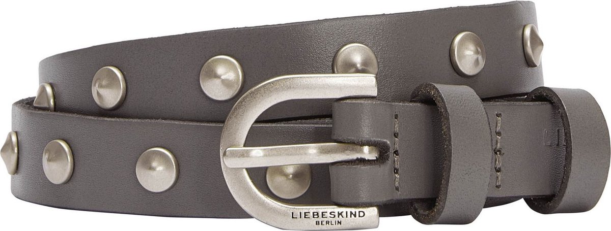 LIEBESKIND BERLIN Leren Riem FarrS2 Belt W75 Honey Grey Grijs