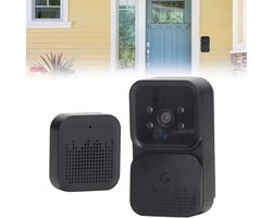 Smart Video Deurbel Camera Draadloos – Met Draadloze Gong – WiFi Beveiligingscamera’s voor Thuis – Intercom met Tweeweg Audio en Nachtzicht .