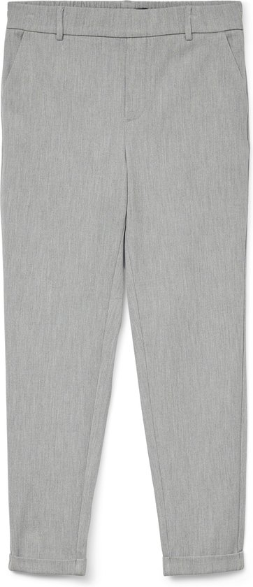 Vero Moda Broek Vmmaya Mw Loose Solid Pant Noos 10225280 Light Grey Melange Dames Maat - W28 X L32