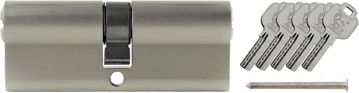 Profielcilinder 80 mm 40/40 met 5 sleutels - Veilige slotcilinder voor binnen- en buitendeuren
