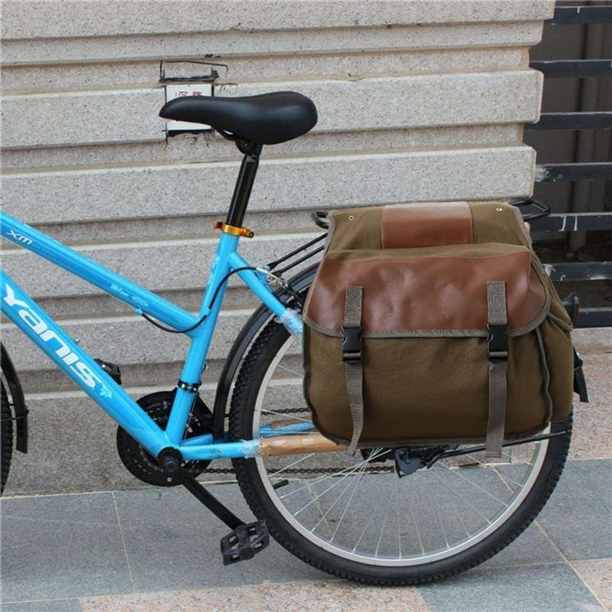 Waterdichte Fietstas Achtertas voor Bagagedrager - Grote Capaciteit Fietsmand