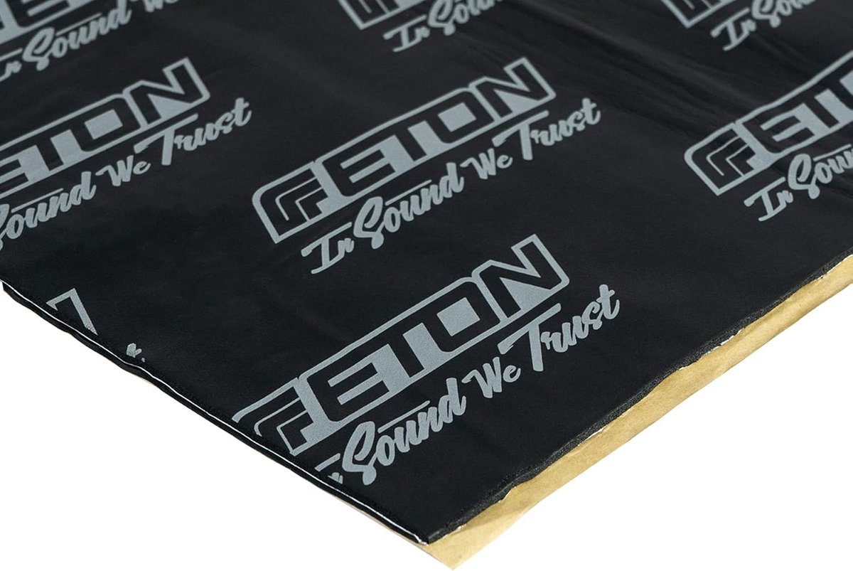 Zelfklevende aluminium butyl isolatiematten 5mm - Geluidsisolatie voor Auto en Camper