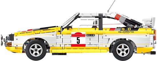 Bole Brick YC-23043 | Audi Sport Quattro S1 Group B | 3887 onderdelen | Dynamisch | Afmetingen 59×23×25CM | Leeftijd 14+ | Compatible met bekende merken - Afbeelding 5