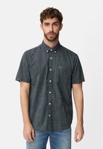 camel active Korte mouwen overhemd met contrastdetails - Maat - Donkerblauwmenswear-4XL