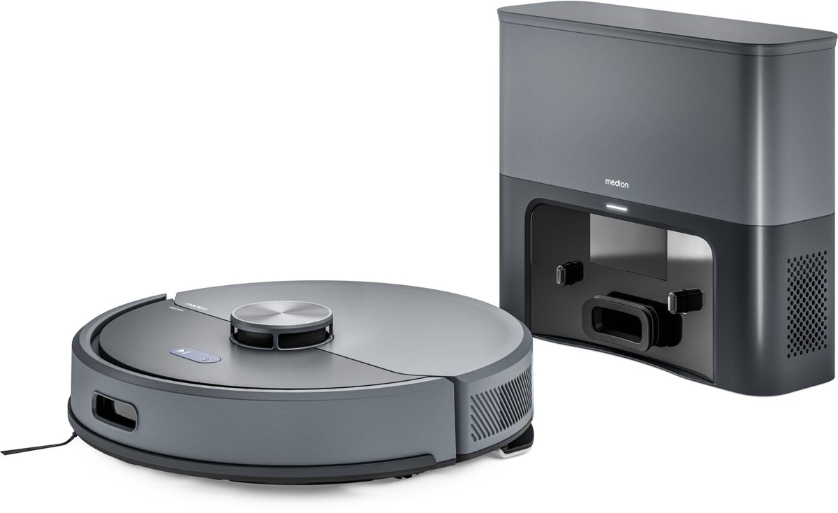 Medion X22 SW+ Robotstofzuiger met Dweilfunctie en Lasernavigatie - Medion - €219,95