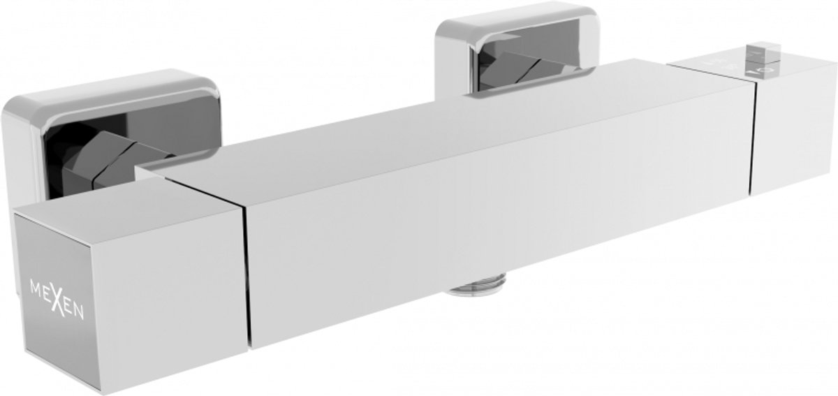 Mexen Cube thermostatische douchekraan, chroom - 77200-00