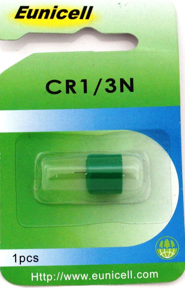 Lithium Batterij 3V voor Fotoapparatuur en Apparaten