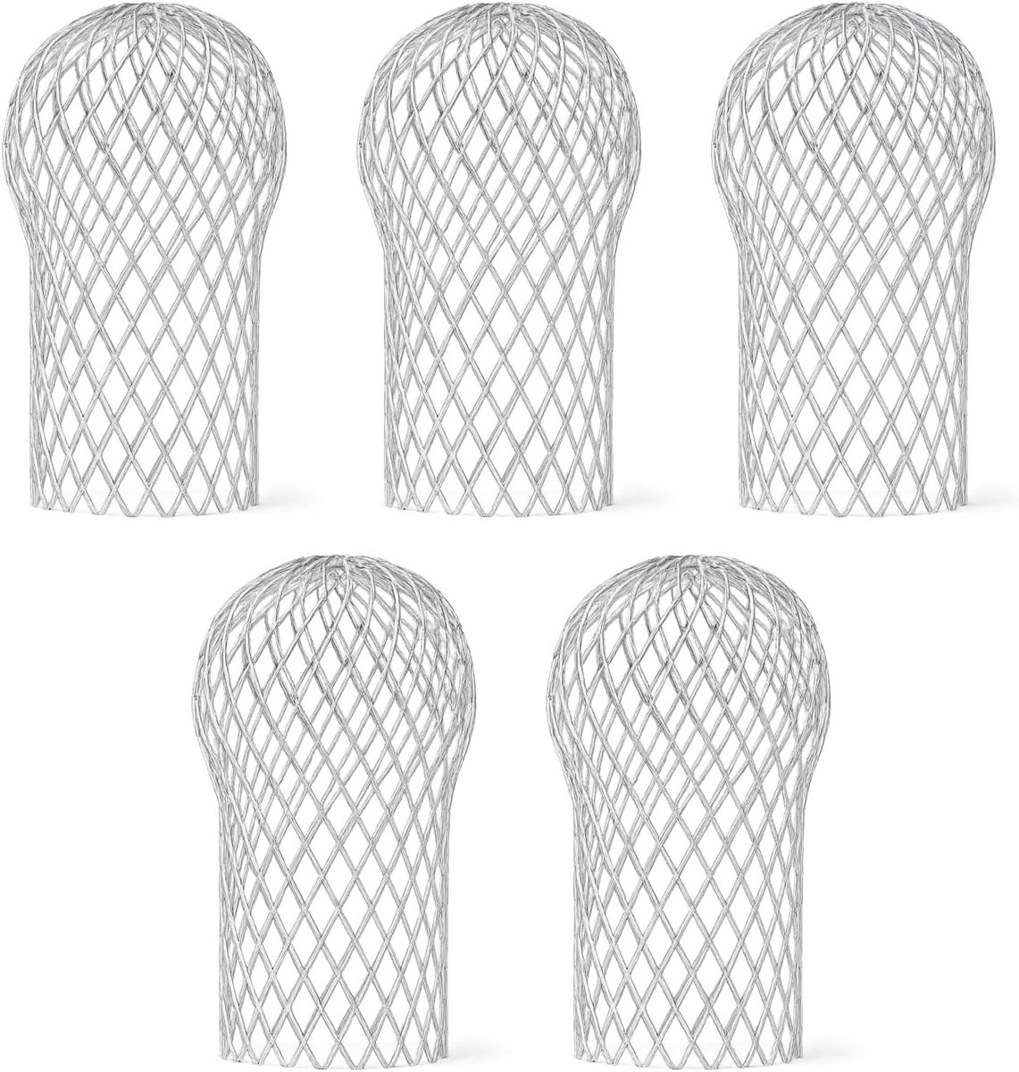 Set van 5 Bladvangers voor Dakgoot - Flexibele Gutter Bescherming tegen Verstopping