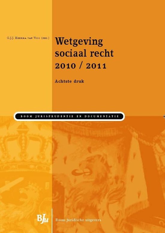 Wetgeving sociaal recht 2010/2011 - cover