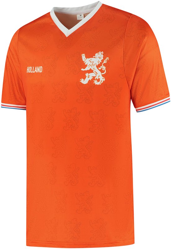 Nederlands Elftal Voetbalshirt - Oranje Shirt Koningsdag - Nederlands Elftal Shirt - WK 1994 - Voetbalshirts Kinderen - Jongens en Meisjes - Sportshirts - Volwassenen - Heren en Dames-XL