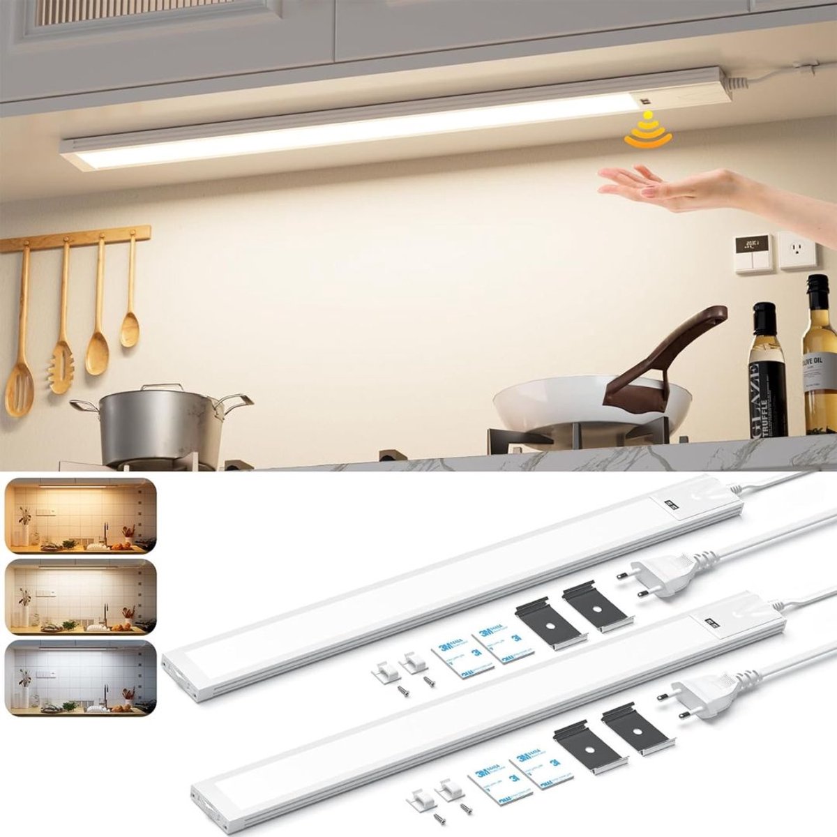 Keukenverlichting Onderbouw - Kastverlichting - Draadloos en Oplaadbaar - Onderbouwverlichting