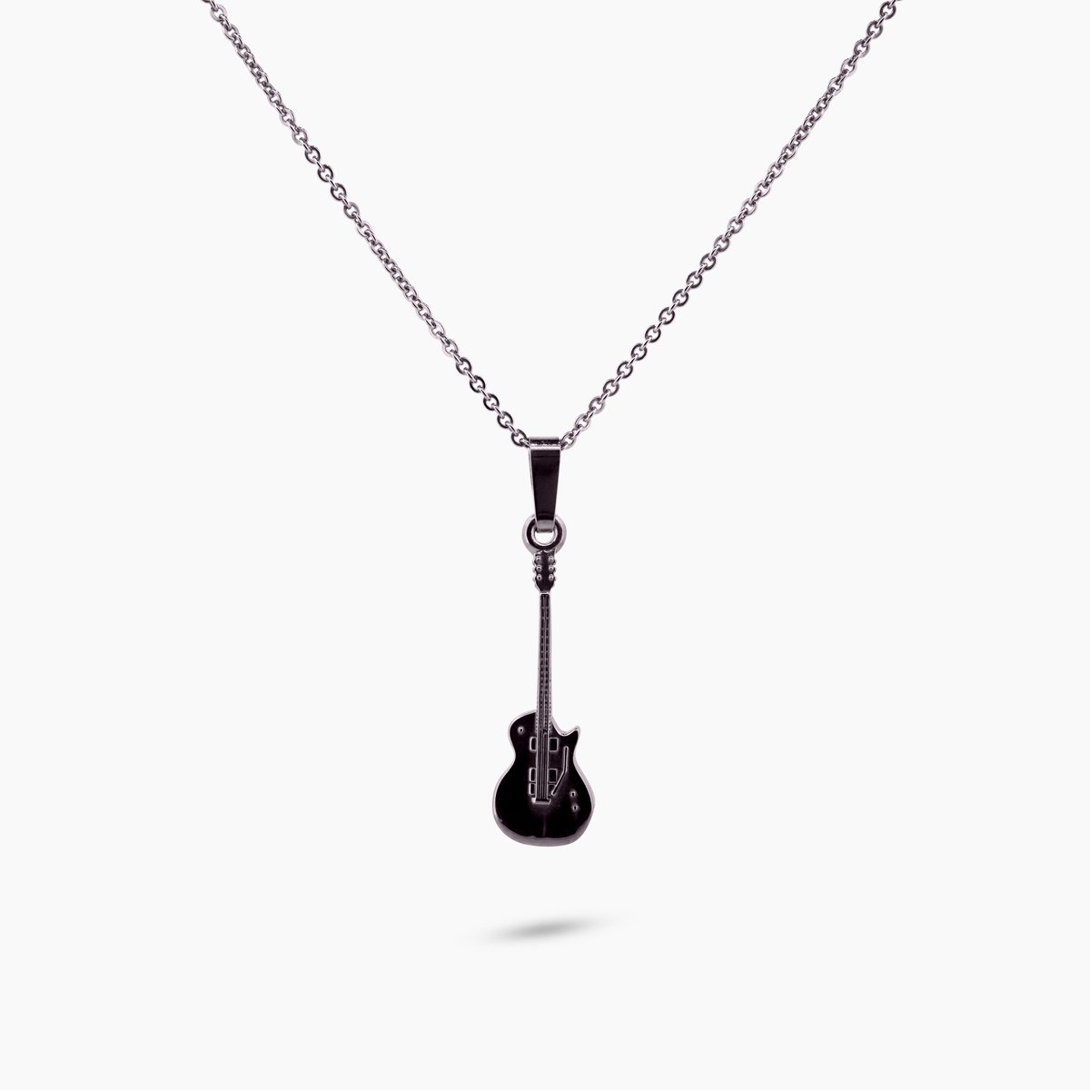 Pinchme Charms - Elektrische gitaar bedel – Voor rockers, dromers & podiumbeesten - Echt zilver - Handgemaakt in Nederland - Luxe cadeauverpakking - Ketting Sieraden