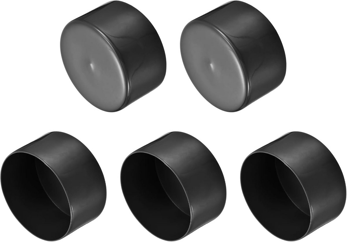 5 Stuks Ronde Rubberen Eindkappen 100 mm voor Poten en Buisafwerking