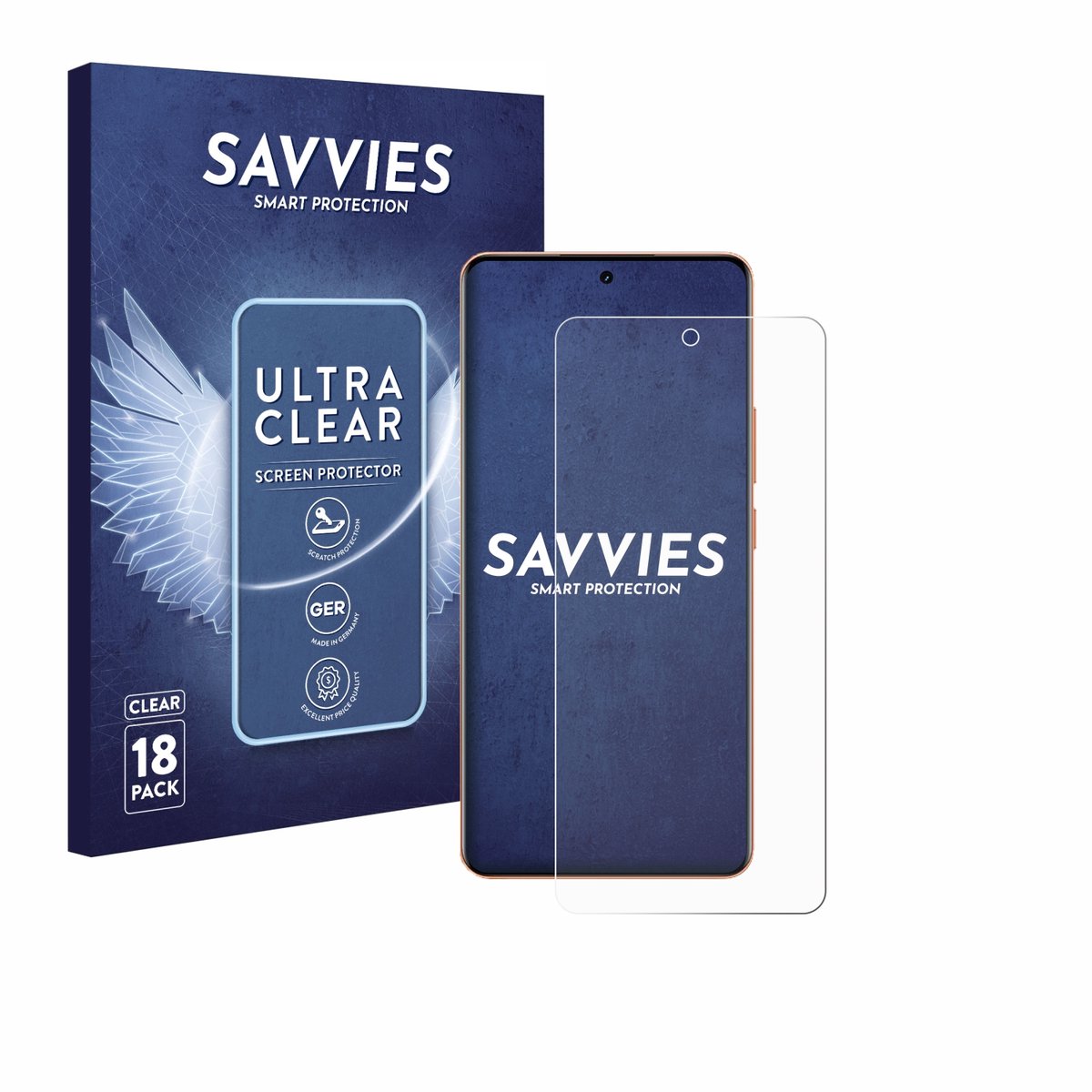 Savvies - Screenprotector voor realme P4 Pro - Folie Beschermfolie transparant 18 Stuks