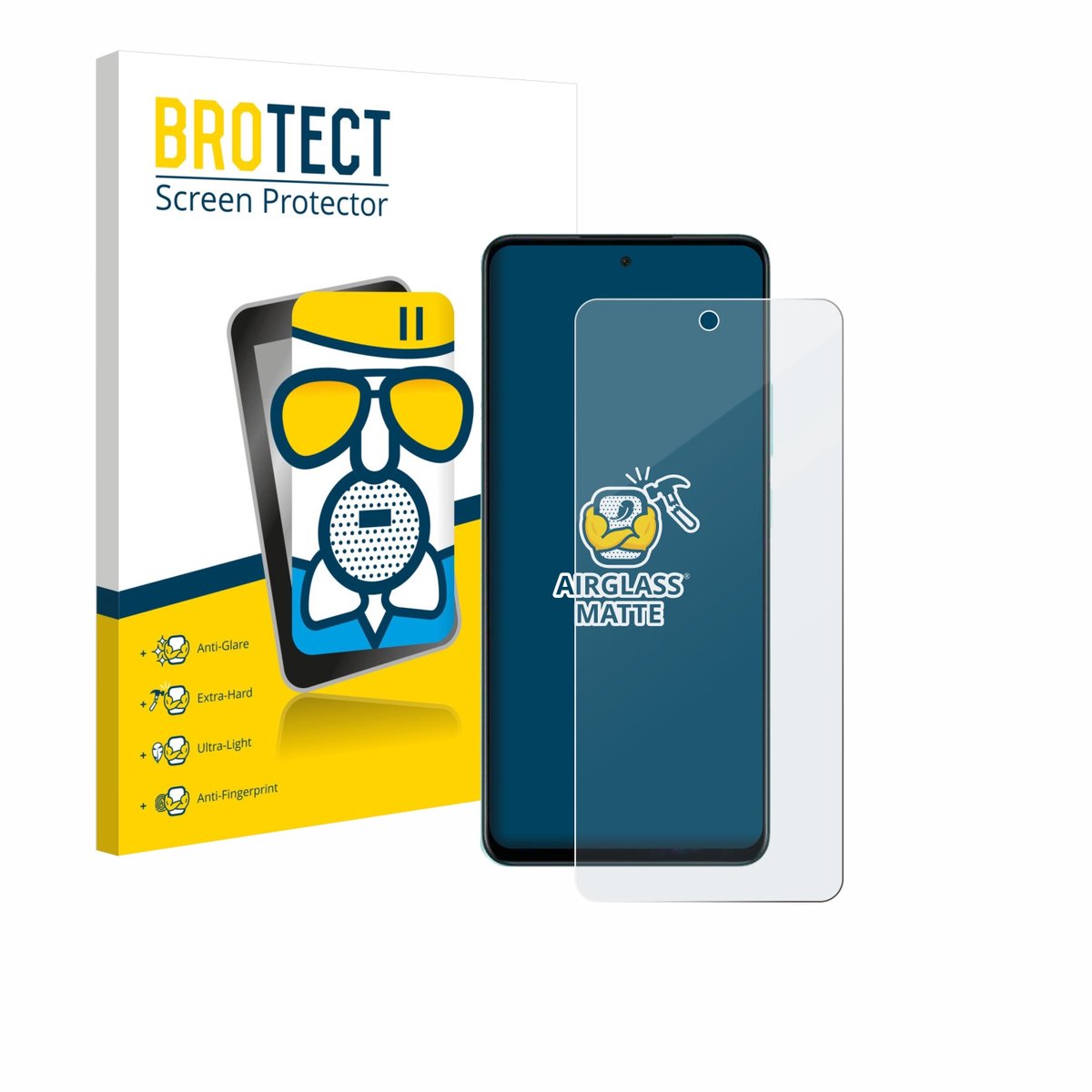 BROTECT - Screenprotector voor Oppo A5 4G - Folie Beschermfolie Beschermglas matte